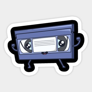 Never forget - Retro Kawaii VHS Cassette Sticker